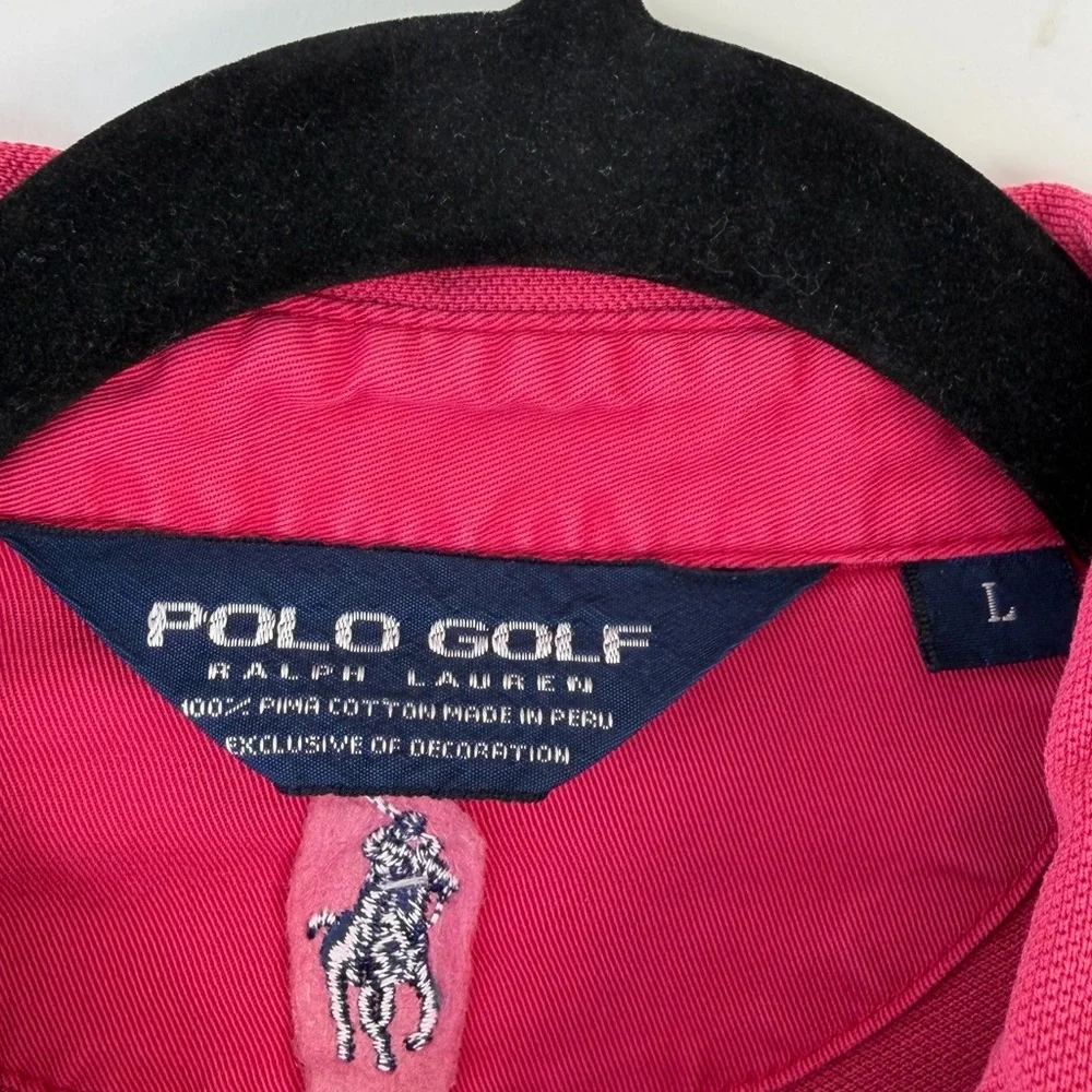 Ralph Lauren Polo Golf Fuchsia Men's L US Open 2012 Polo